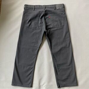 Levi’s 569 Loose Straight Fit Charcoal Gray Denim Jeans NWOT Men’s 38x30